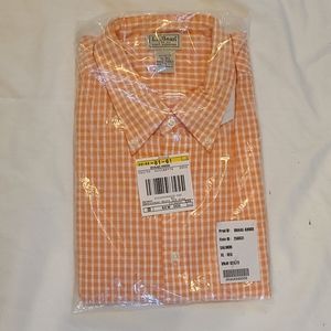 Ll Bean seersucker long sleeve shirt